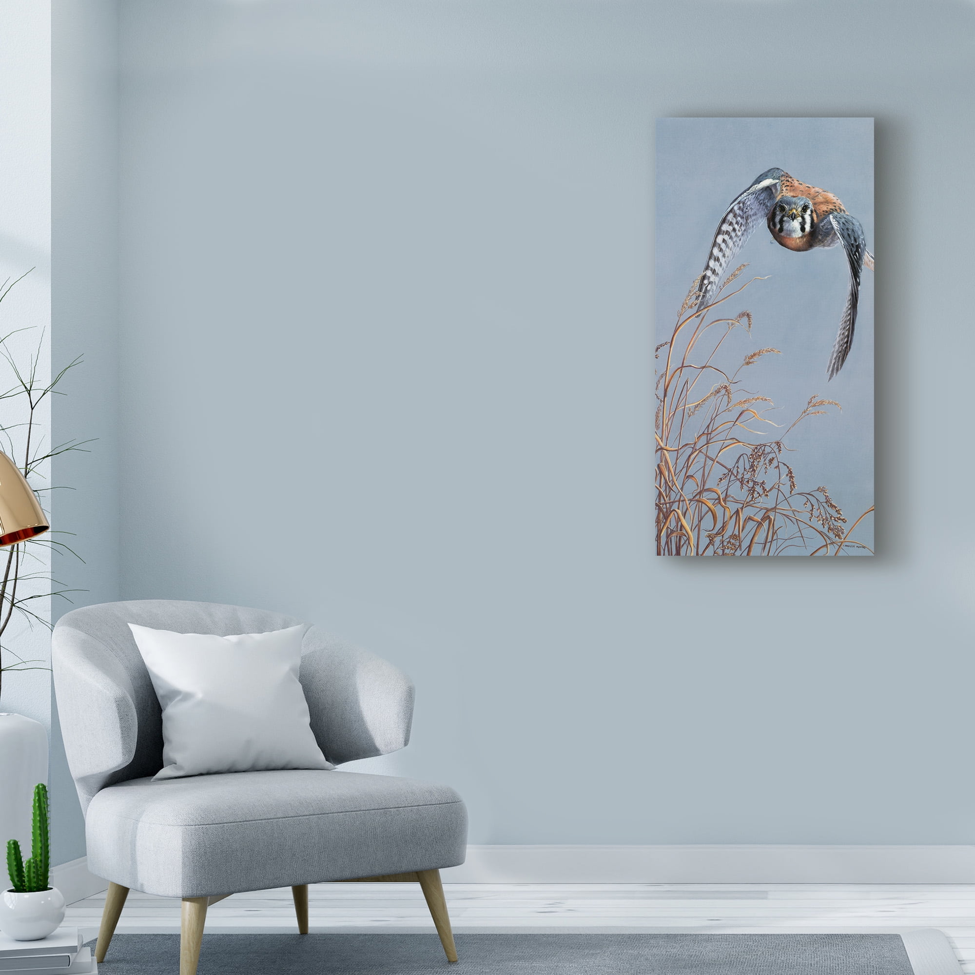 Trademark Fine Art 'Prairie Lighting' Canvas Art by Carolyn Mock
