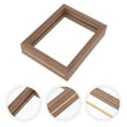 thumbnail image 1 of WASHWEPE 1Pack Wood Photo Frame Brown Rustic Design Photo Display for Family and Friends, 1 of 7