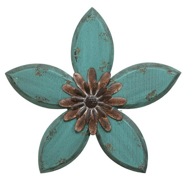 HomeRoots Furniture 321368 Antique Flower Wall Decor