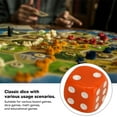thumbnail image 4 of Juego de Dados de 30 Piezas Esquina Redonda de 6 Lados Puntos de Números Blancos Dados de Juego Portátiles de Plástico para Juegos de Mesa Enseñanza de Matemáticas ANGGREK  Otros, 4 of 8