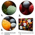 thumbnail image 3 of Designart "Pop Art Colorful Candy and Fruit" Food & Beverage Floater Framed Wall Decor, 3 of 7