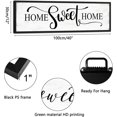 thumbnail image 3 of CDDposter Home Sweet Home Signs Wall Decor:Modern Farmhouse Rustic Wall Signs 12" x 40",Master Bedroom Signs Wall Decor Above Bed Framed Hanging Plaques Family Signs Home Decorative for Living Room, 3 of 4