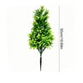 thumbnail image 3 of Artificial Flowers & UV Resistant with Ground Spike, Outdoor & Indoor Fake Spike Plants for Lawn, Yard, Garden & Home Decoration,Green, 3 of 6