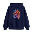 thumbnail image 4 of STETMN Boys Girls Cute Print Tracksuit 2 Piece Set with Hooded Sweatshirt and Baggy Sweatpants Casual Outfits 2-14Y, 4 of 6