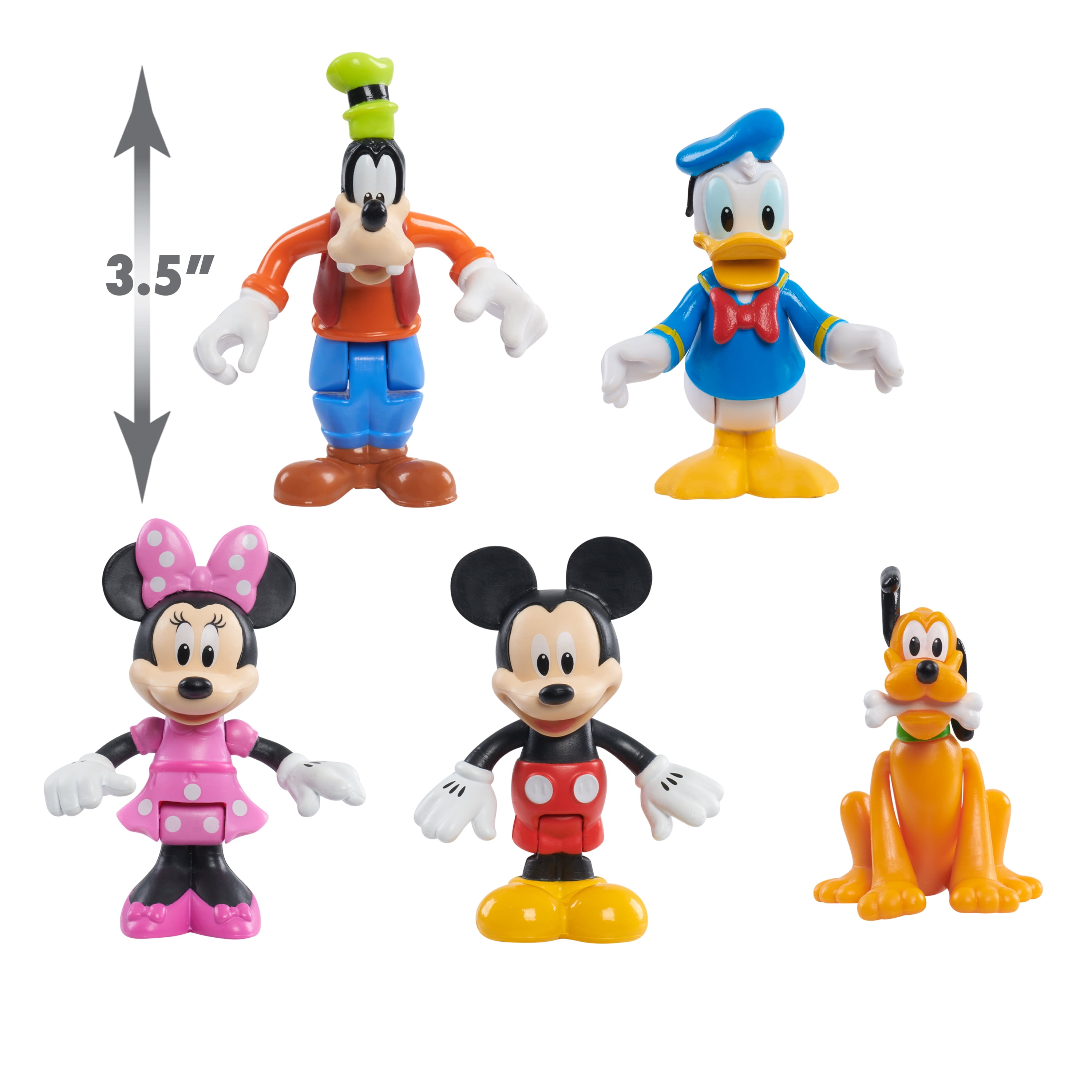Disney Junior Mickey Mouse Funhouse Collectible Friends Figure Set, Kids Ages 3 and up