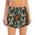 thumbnail image 2 of Susaid Vintage Casino Chips Print Women's High Waisted Running Shorts Quick Dry Athletic Gym Track Workout Shorts Zip Pocket-XX-Large, 2 of 7