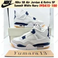 thumbnail image 1 of N I-K-E SB A i r-Jor-dan 4 Retro SP Summit White Navy DR5415-100 Men's Size, 1 of 6