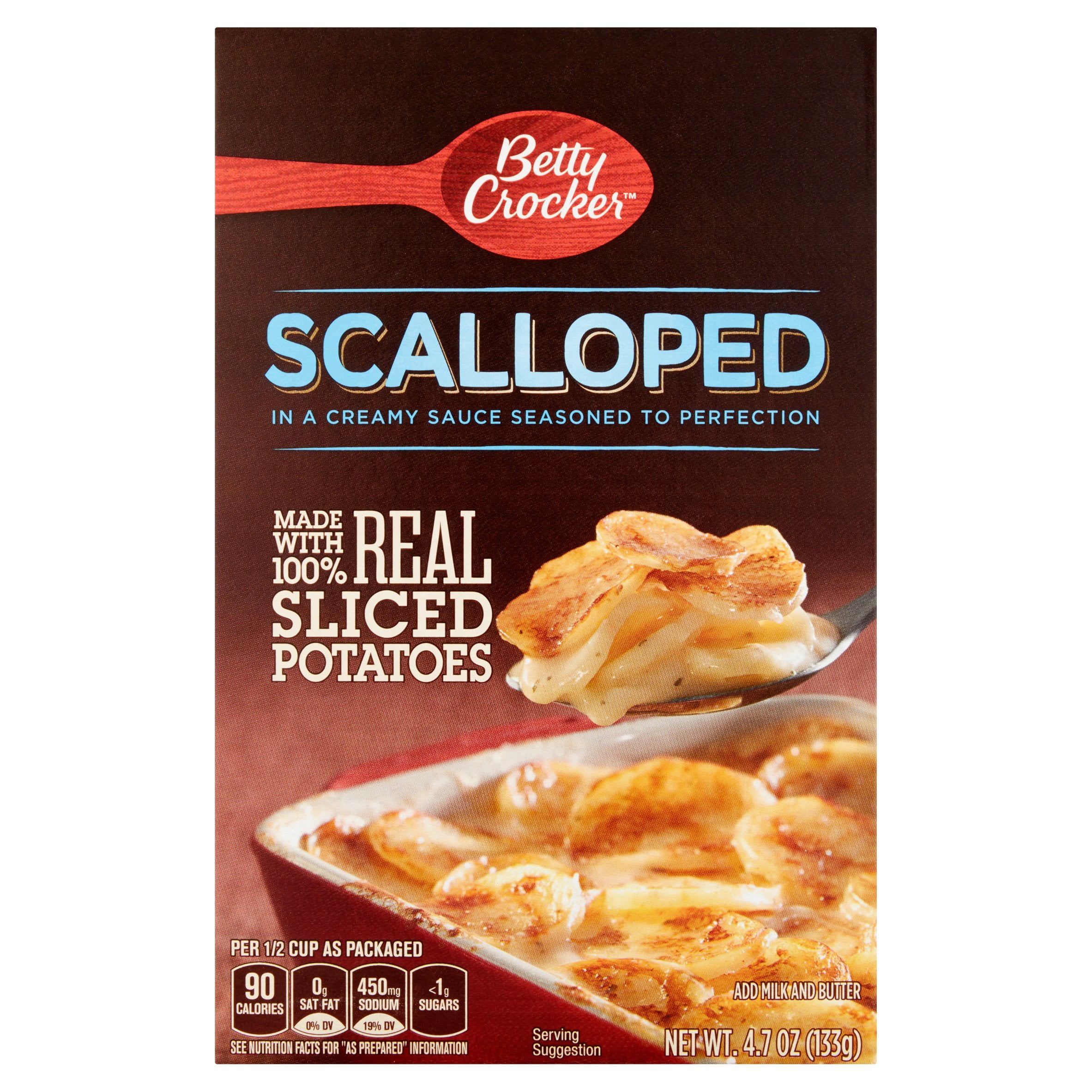Betty Crocker Scalloped Potatoes 4.7 oz. Box by General Mills Sales, Inc.