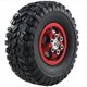 thumbnail image 4 of Negro para 1/12 MN82 LC79 MN78 Naughty Dragon Control Remoto Accesorios de Coche Ruedas y Neumáticos Mejorados de Metal, 4 of 6