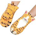 thumbnail image 3 of 1 pair Anti-heat oven gloves, thick cotton gloves, lady cat paw kitchen insulated gloves, heat-resistant grill gloves for BBQ, 3 of 5