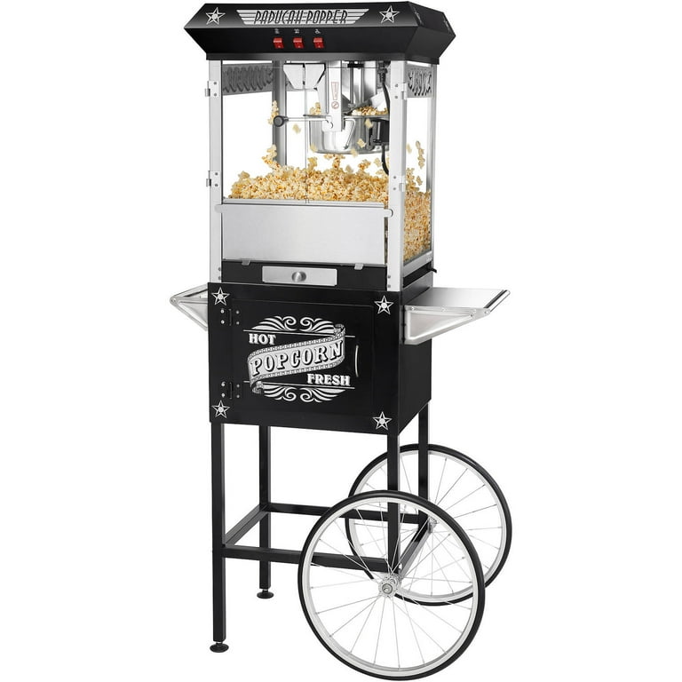 Great Northern Popcorn Black Antique Style Popcorn Popper Machine