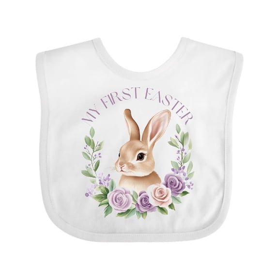Inktastic My First Easter Bunny Boys or Girls Baby Bib