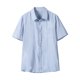 thumbnail image 2 of pstuiky camisetas para hombre, Camisa informal de manga corta con solapa y botones de color liso para hombre camisas casuales para hombre m, 2 of 9