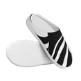 thumbnail image 3 of Yiaed Abstract Monochrome Profile Print Slippers Fuzzy Warm Cozy Slippers Non Slip House Slippers For Indoor Outdoor Slippers House Slippers-8, 3 of 7