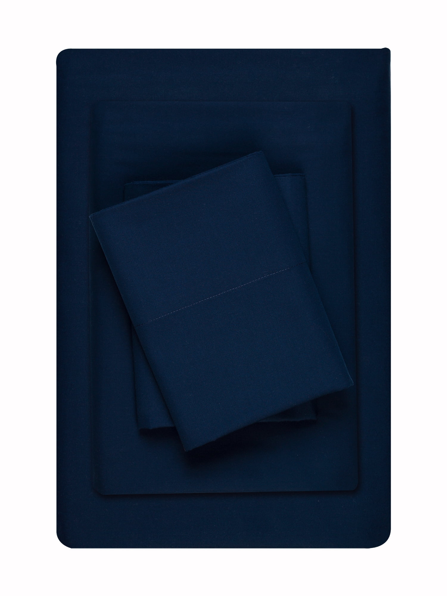 Mainstays 300 Thread Count Easy Care Sheet Set, Full, Blue Cove