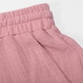 thumbnail image 6 of Lullu Girls Pants Kids Summer Casual Beach Loose Long Trousers with Pockets, Pink, Sizes 5-14, 6 of 8