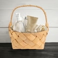 thumbnail image 5 of Yongwei Wood Storage Basket 1pc Wood Weaving Container Sundries Basket Wedding Gift Packaging Basket (Khaki), 5 of 8
