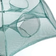 thumbnail image 5 of JelyHT 6 Hole Foldable Fishing Bait Trap, Nylon Mesh Steel Frame Portable Net for Minnow Crawfish Shrimp, 5 of 9