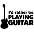 thumbnail image 2 of CafePress - I'd Rather Be Playing Guitar Mug - 11 oz Ceramic Mug - Novelty Coffee Tea Cup, 2 of 3