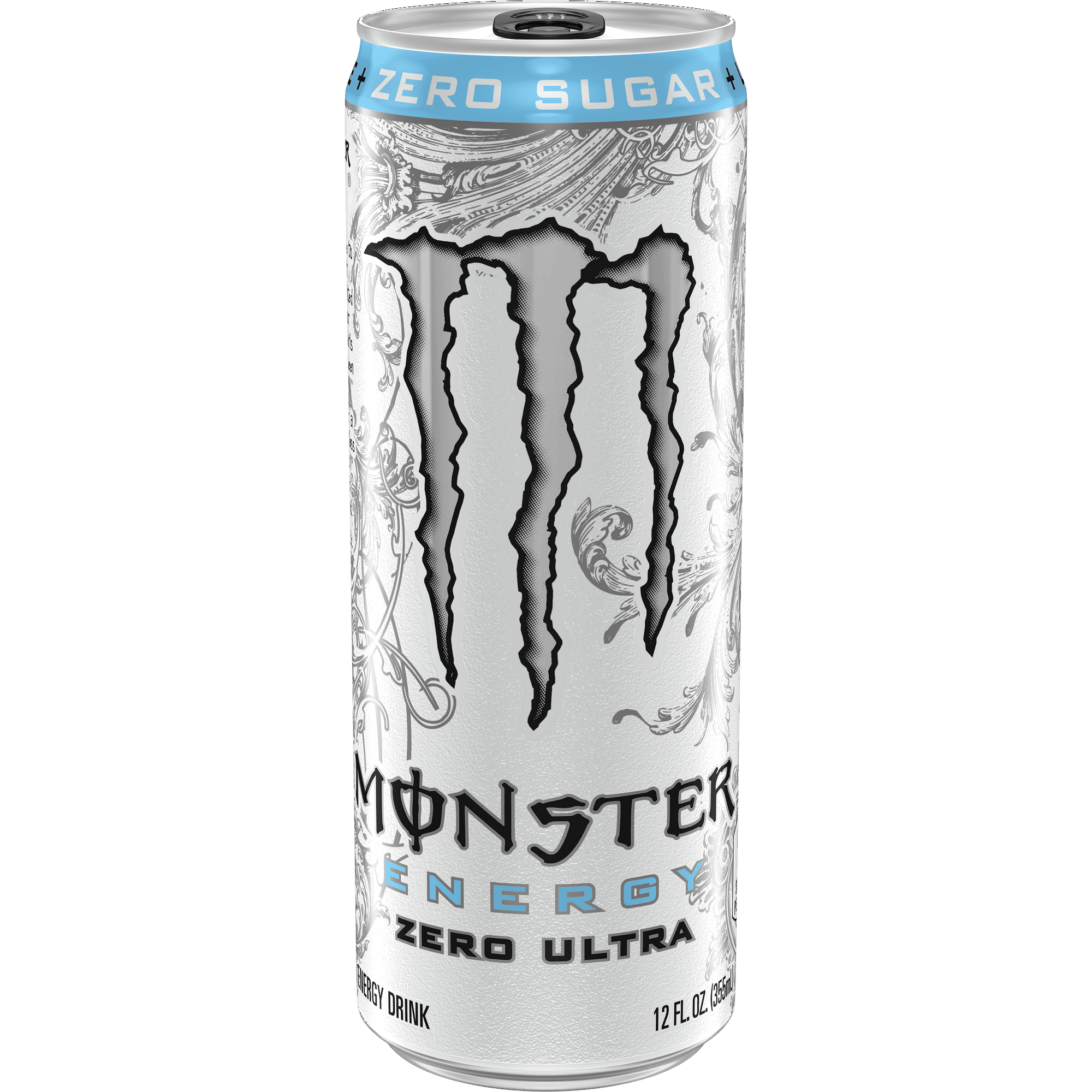 Monster Energy, Zero Ultra, Sugar Free Energy Drink, 12 fl oz, 6 Pack ( 2 Box )