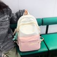 thumbnail image 3 of LinYooLi Patchwork Color Women Backpack Large Capacity Female Multi-pocket Travel Bagpack Schoolbag for Teenage Girl Knapsack Mochila, 3 of 6