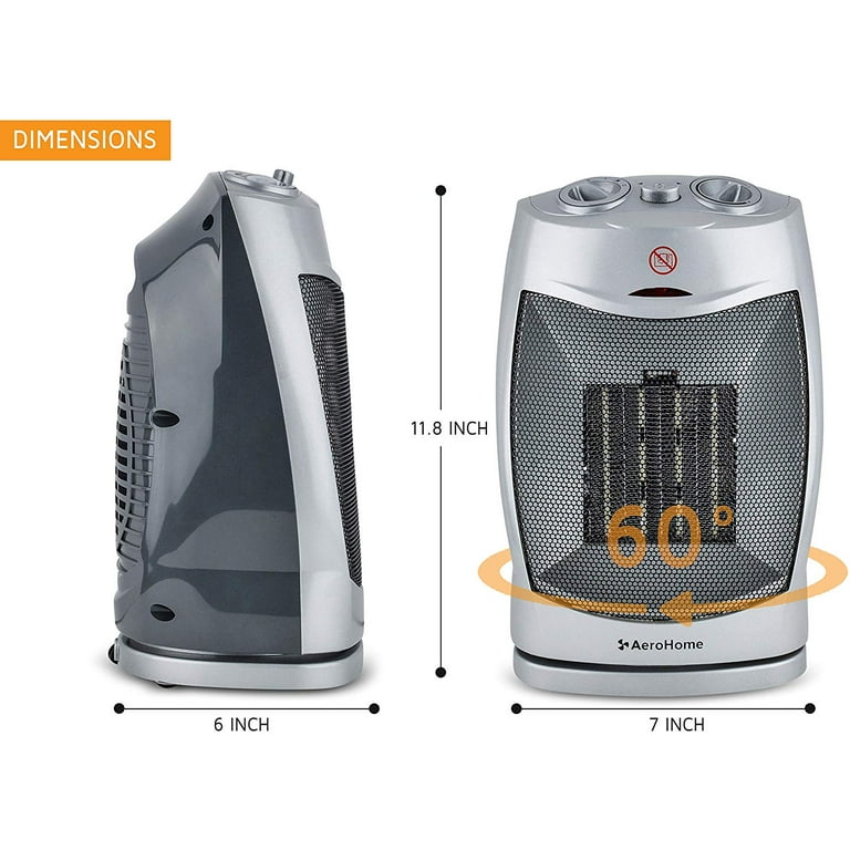 Ubuy Brightown Portable Ceramic Heater Brightown AeroHome 1500W