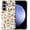 Black and white retro stripes, variant on Case for Samsung Galaxy S23, Scratch Resistant Hybrid Double Layer Hard Shell, Halloween Bookshelf Ghost