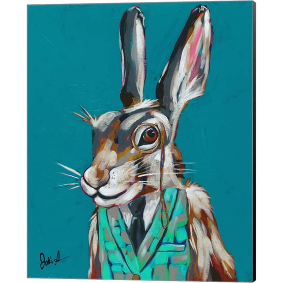 Great Art Now Spy Animals III-Riddler Rabbit by Jodi Augustine, Canvas Wall Art, 16W x 20H