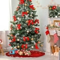 thumbnail image 4 of FMSHPON Christmas Snowflakes Xmas Christmas Tree Skirt Stand Mat for Holiday Party Decoration Indoor Outdoor 48 inches, 4 of 6