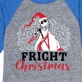thumbnail image 3 of The Nightmare Before Christmas - Fright Christmas - Toddler And Youth Raglan Graphic T-Shirt, 3 of 4
