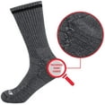 thumbnail image 3 of Chaussettes de Travail pour Hommes en Coton Coussinées, Chaussettes de Sport Athlétiques de Randonnée, Lot de 6 Paires, 3 of 7