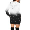 thumbnail image 3 of Vestidos de Navidad Para Mujer Mini Vestido de Manga Larga Vestido Informal Suelto Con Estampado de Capucha Con Bolsillo Odeerbi ODB190700, 3 of 5