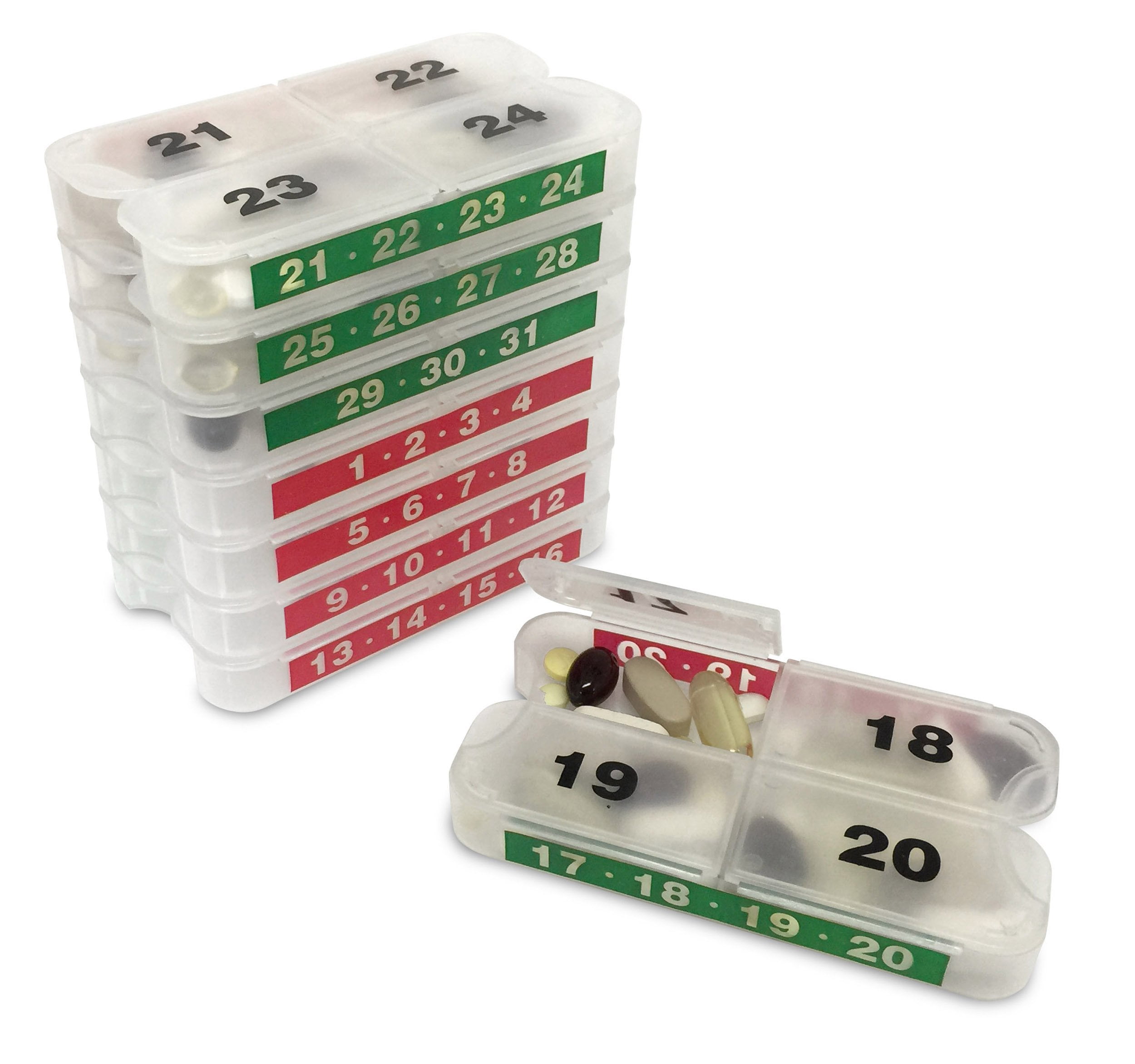 MedCenter SmartPack Monthly Pill Organizer Set- 31 Day
