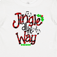thumbnail image 4 of Inktastic Christmas Jingle all the Way with Music Notes and Holly Boys or Girls Baby T-Shirt, 4 of 5