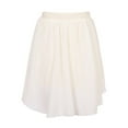 thumbnail image 2 of Little Girls Cream Irregular Chiffon Covered Knit Skirt 5, 2 of 2