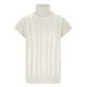 thumbnail image 5 of Chaleco de punto sin mangas de moda otoño e invierno suéter suelto de cuello alto para mujer, 5 of 5