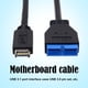 thumbnail image 3 of Cable Extensión USB3.1 Del Encabezado Panel Frontal USB3.0 20 Pines para Placa Base, 3 of 5