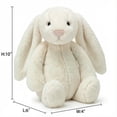 thumbnail image 3 of DJKDJL Soft Easter Bunny Plush Toy - Cute Stuffed Rabbit Animal | Fluffy Long-Ear Bunny for Kids, Bunny Stuffed Animal, Perfect Easter Decor for Spring Birthaday Hoilday Gifts, 3 of 9