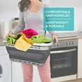 thumbnail image 5 of Brookstone Collapsible Laundry Basket, Space Saving & Foldable, Gray, 5 of 5