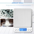 thumbnail image 2 of Báscula de bolsillo Digital con pantalla LCD balanza portátil y duradera Ehuebsd con Autocomprobación 500g001g precisión de la joyería, 2 of 8