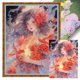 thumbnail image 1 of Hilo Algodón Ecológico Bordado Punto Cruz Niña Rosa 11CT 40x56cm, 1 of 9