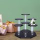 thumbnail image 5 of Organizador de Estante de joyería de varios niveles Yuyangstore Soporte de pastel de boda negro, 5 of 7