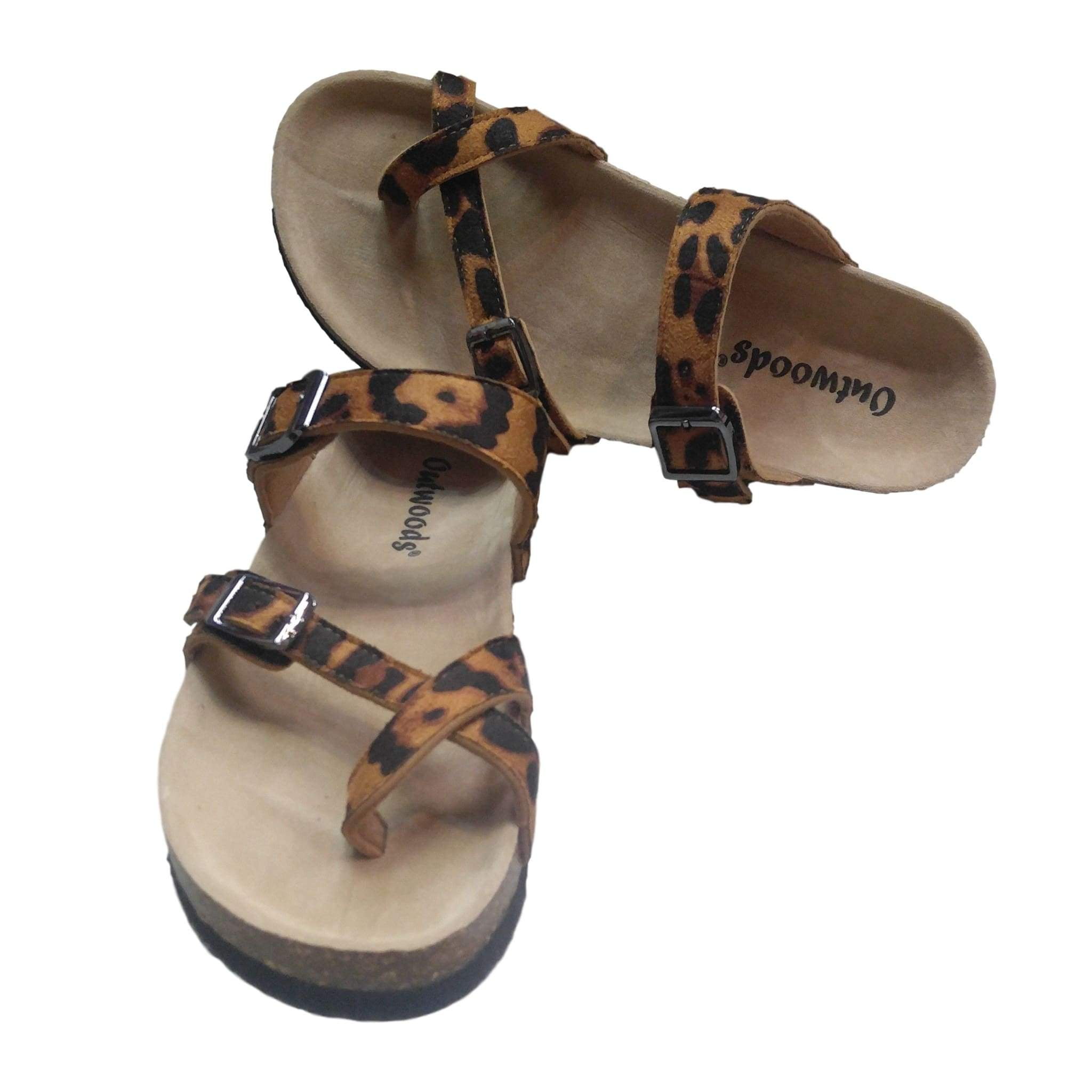 Outwoods cheetah sandals hot sale