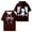 Brown, variant on DeathbyRomy 2025 Tour Hooded Tshirt Fashion Hoody Short Sleeve Casual Pullover Tee