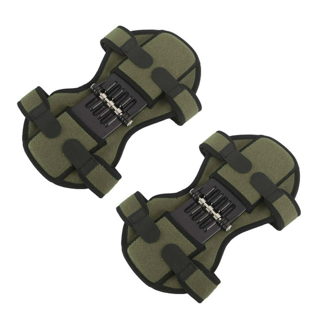 jinwen Knee Booster Brace Lift Joint Support Adjustable Recovery for Mountaineering Green