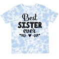 thumbnail image 3 of Inktastic Best Sister Ever Girls Toddler T-Shirt, 3 of 5