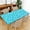 Bright-Cyan-Water, variant on YESAD Waterproof Fitted Rectangle Tablecloth With Elastic Edge, Wipeable Table Cover For 6 Ft Tables, Perfect For Outdoor Picnic & Camping,24x48in,Dusty-Blue-Berry-Leaf