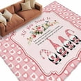 thumbnail image 6 of Pink Valentine's Day Area Rug 6x9 Washable Rug Non Slip Spring Floral Love Heart Valentines Large Area Rug Soft Stainresistant Indoor Floor Carpet for Living Room Bedroom Home Office Dining Room, 6 of 8