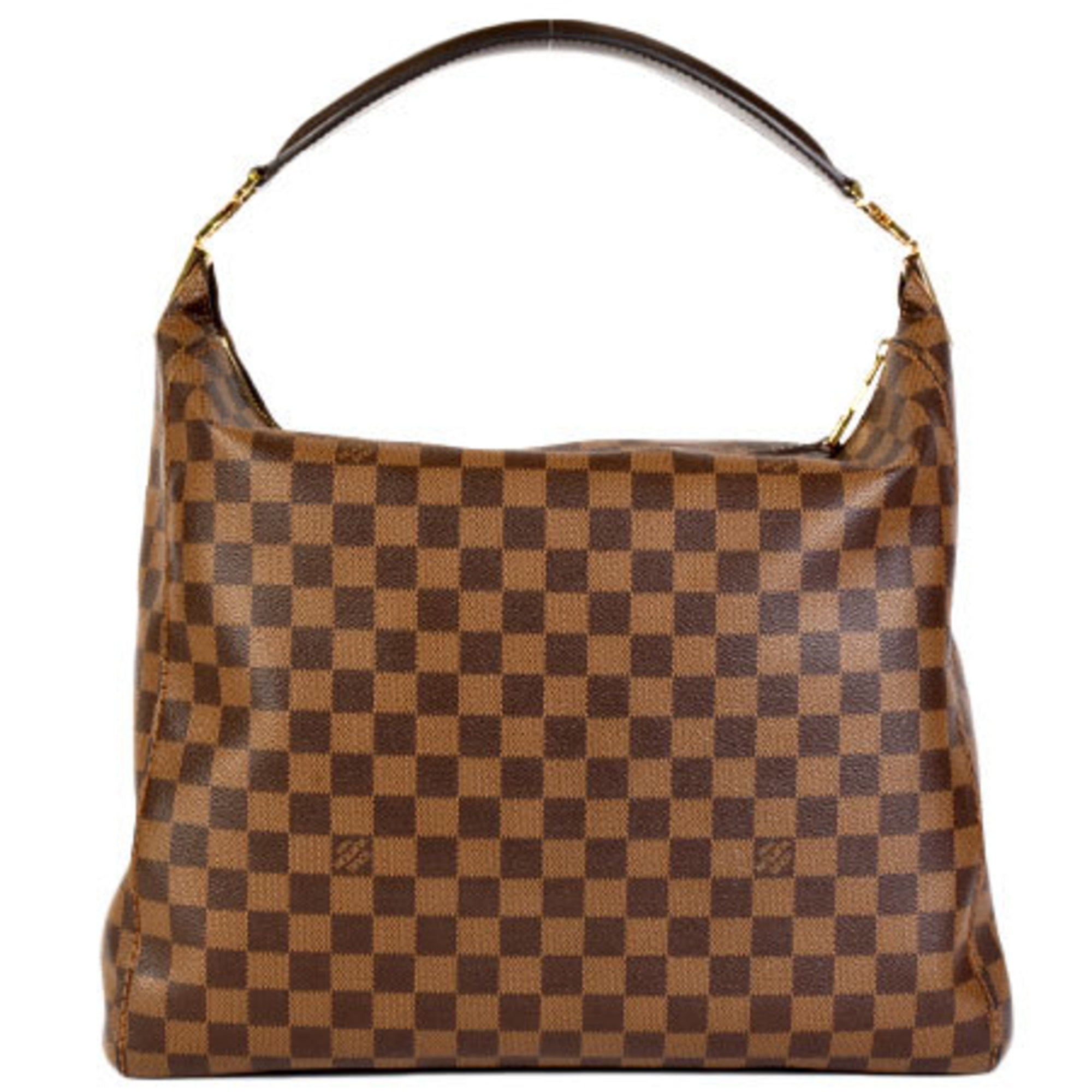 Authenticated used Louis Vuitton Louis Vuitton Portobello GM Bag Handbag Damier Ebene N41185, Adult Unisex, Size: (HxWxD): 34cm x 36cm x 12cm / 13.38