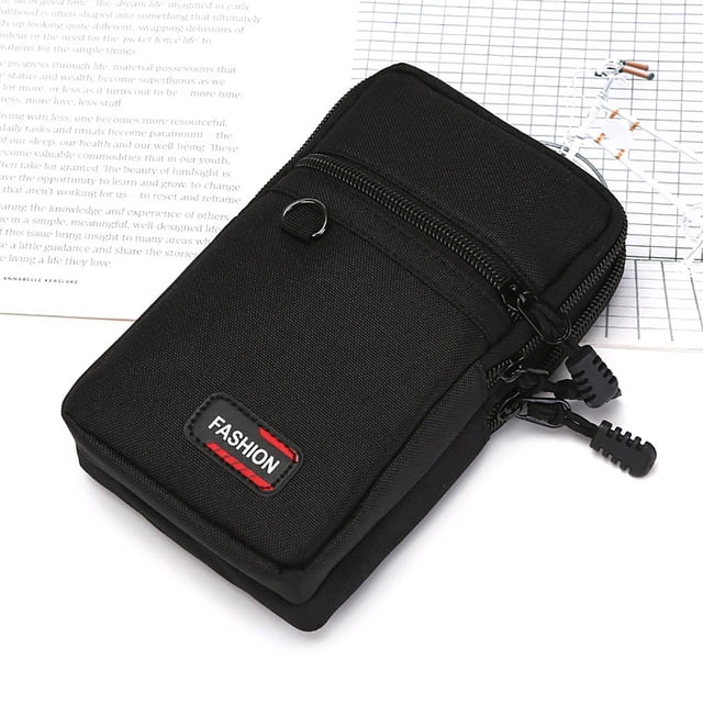 Fashionable Mobile Phone Fanny Pack Outdoor Waist Pack for and Travel Storage Utility Bag